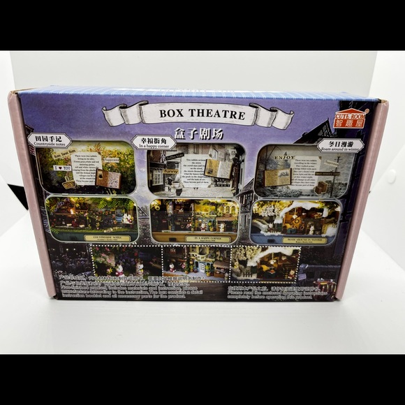 BRAND NEW! Miniature Theatre DIY Dollhouse Kit, Assembly required - Picture 7 of 8